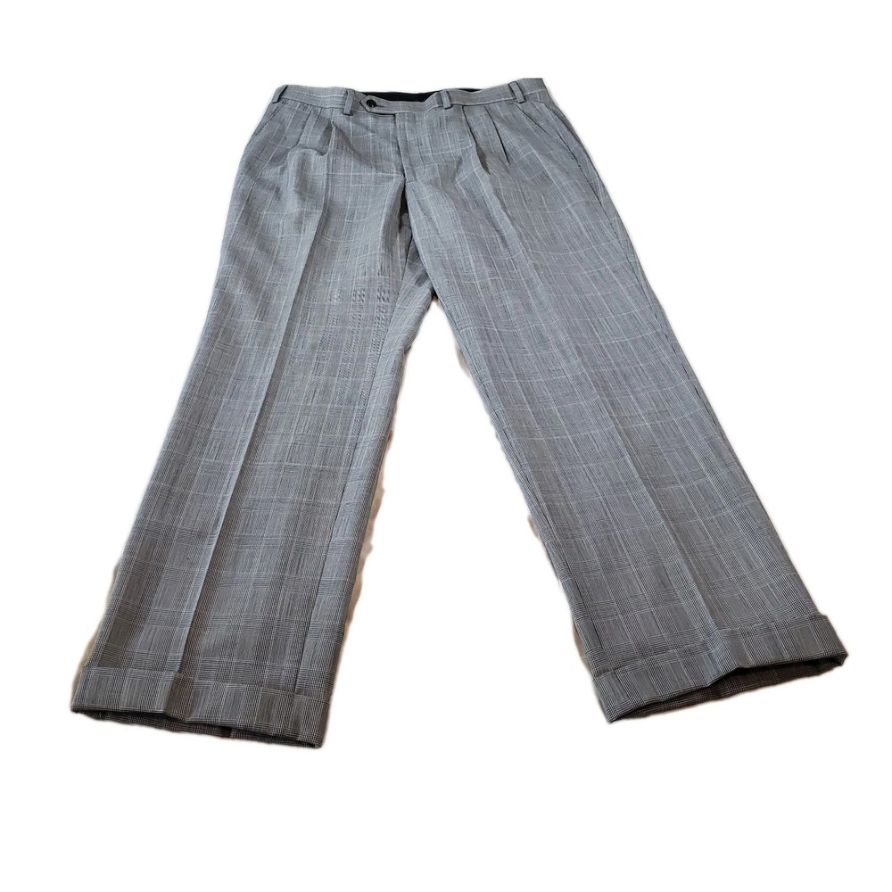 Lauren Ralph Lauren Dress Pants Mens 36x32* Gray Wool Blend Preppy Trousers